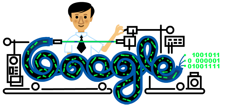 Charles K. Kao: Η Google τιμά με doodle τον «πατέρα» των οπτικών ινών