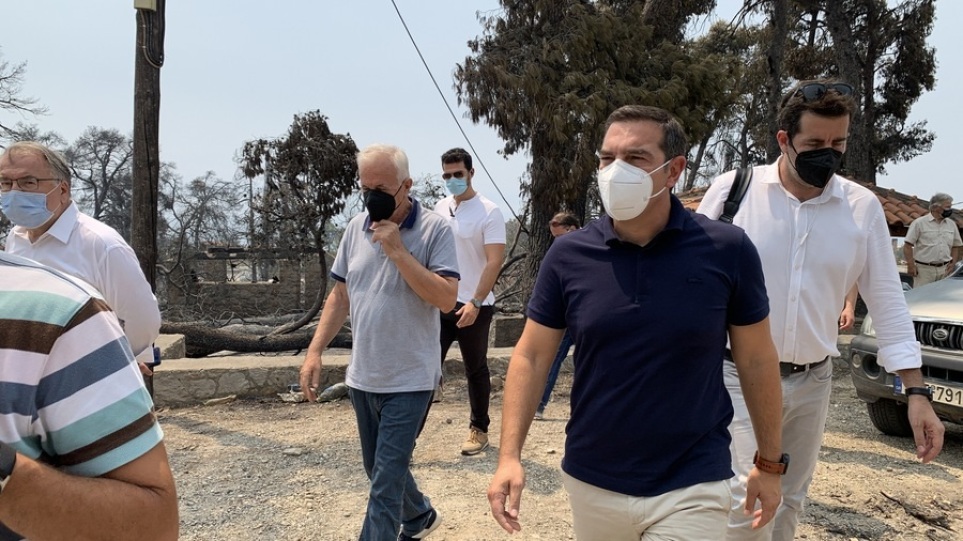 Α. Τσίπρας: Αδιανόητο ότι 3 μήνες μετά δεν έχει έρθει ο Μητσοτάκης στη βόρεια Εύβοια