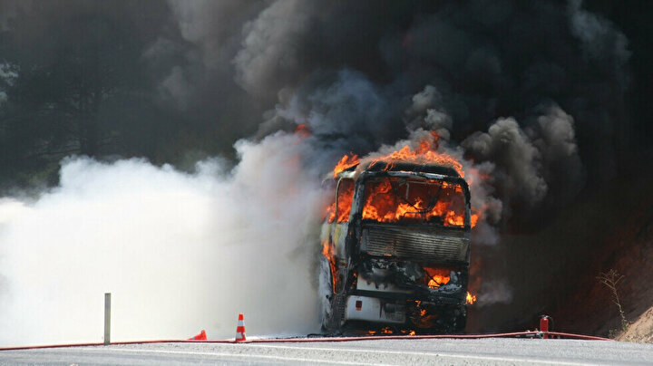 Βουλγαρία φωτιά σε λεωφορείο