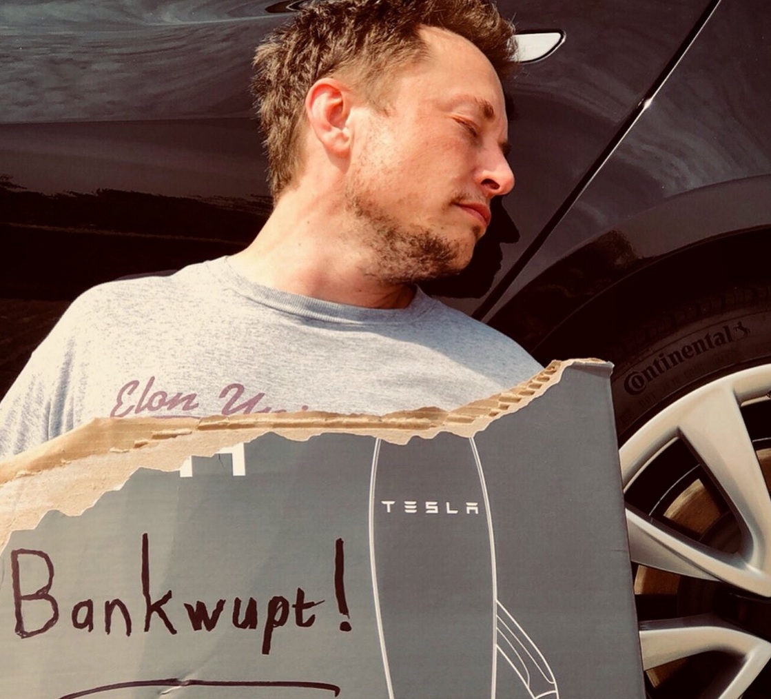 Έλον Μασκ: Αν η Tesla χρεοκοπήσει, θα χρεοκοπήσω κι εγώ αμέσως