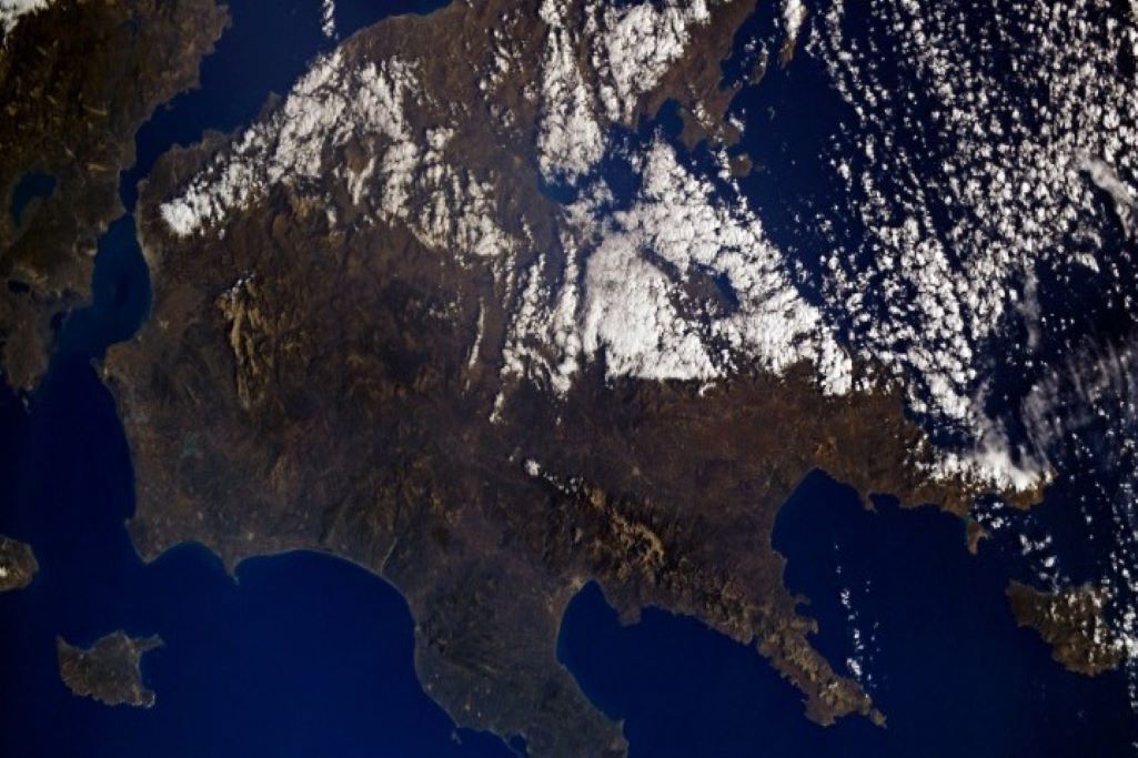 Φωτογραφία της Ελλάδας, από το διάστημα, τράβηξε Ρώσος κοσμοναύτης