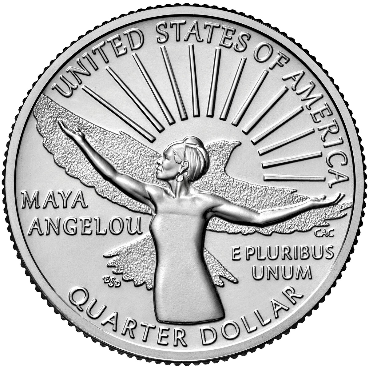 Η Μάγια Αγγέλου έγινε η πρώτη μαύρη γυναίκα που απεικονίζεται σε νόμισμα των ΗΠΑ