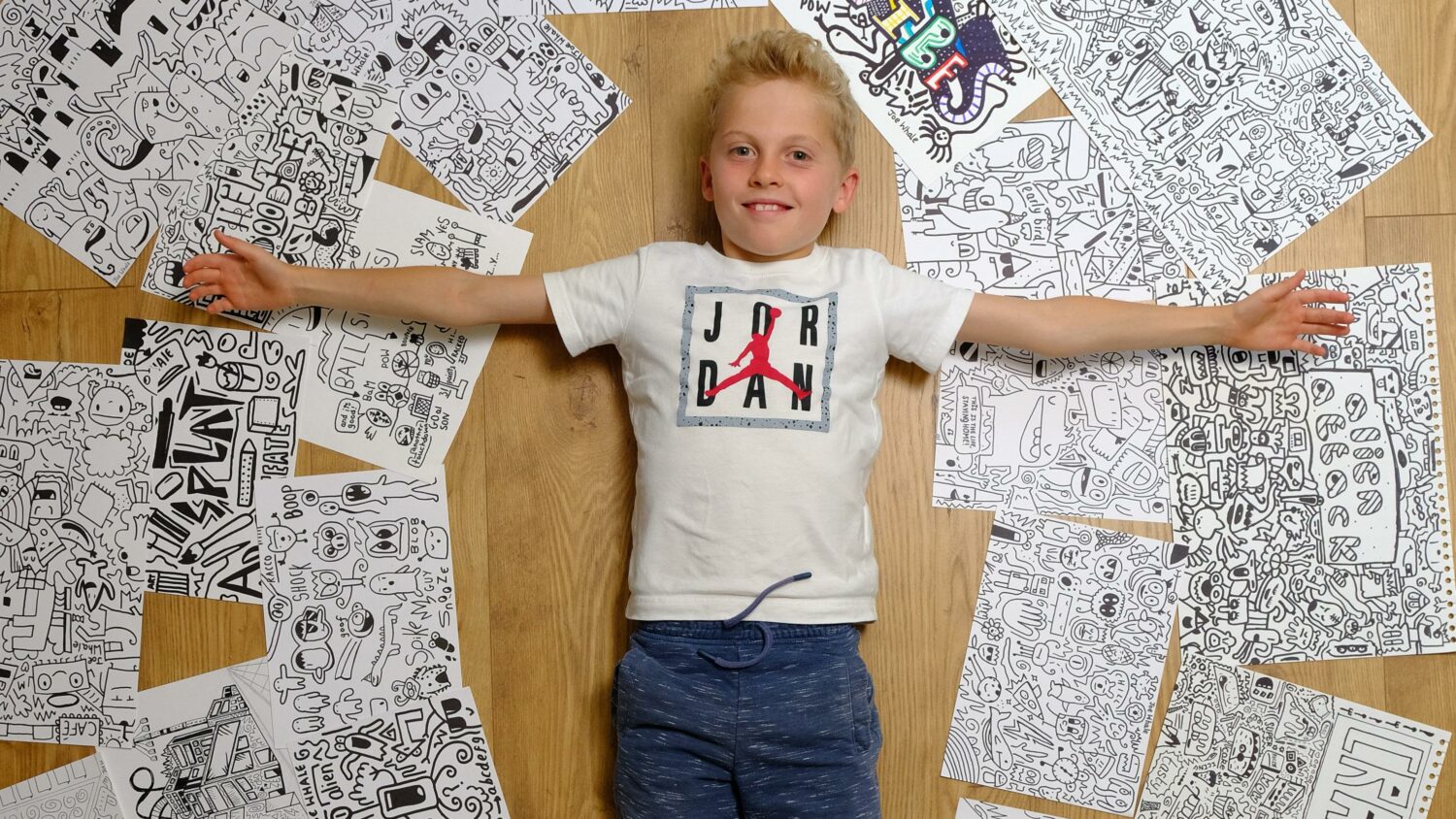 Doodle Boy: Ο 12χρονος καλλιτέχνης που κατάφερε να υπογράψει συμβόλαιο με τη Nike