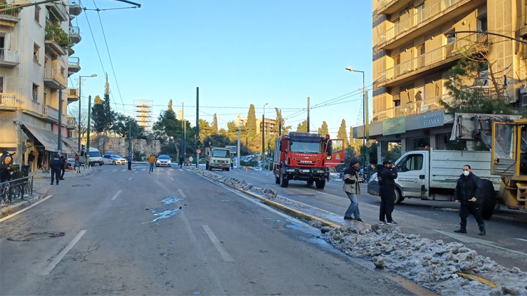 Λεωφόρος Συγγρού: Κλειστή θα παραμείνει μέχρι αύριο το μεσημέρι