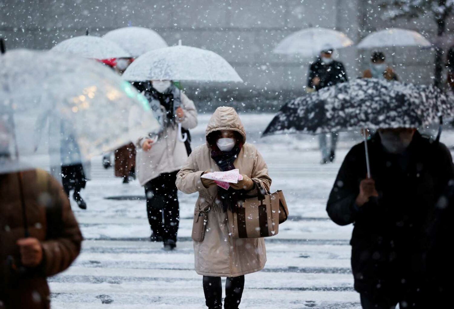Τόκιο: Σπάνια χιονόπτωση ακυρώνει πάνω από 100 πτήσεις