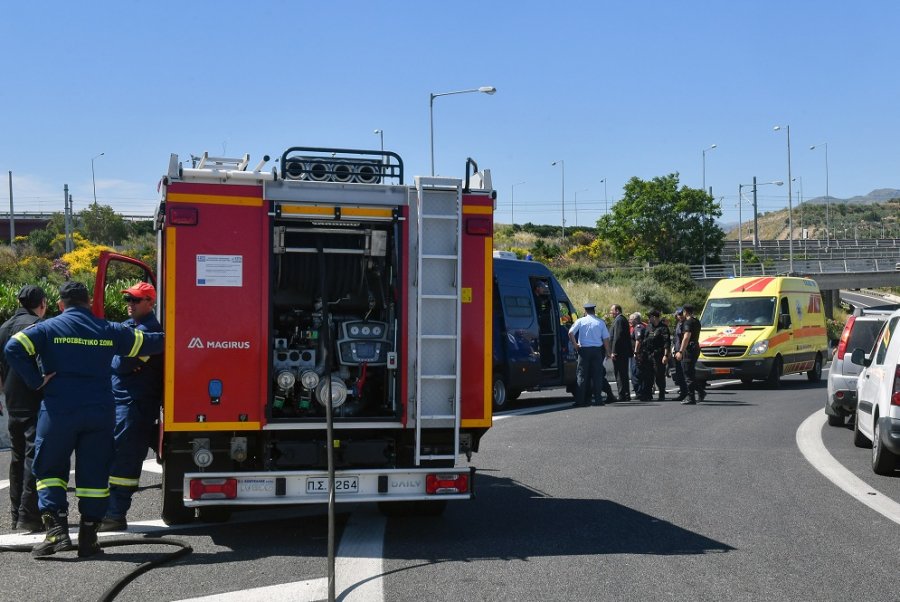 Καθυστερήσεις στην Αθηνών-Κορίνθου λόγω τροχαίου (Βίντεο)