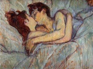 In Bed, the Kiss(1892)