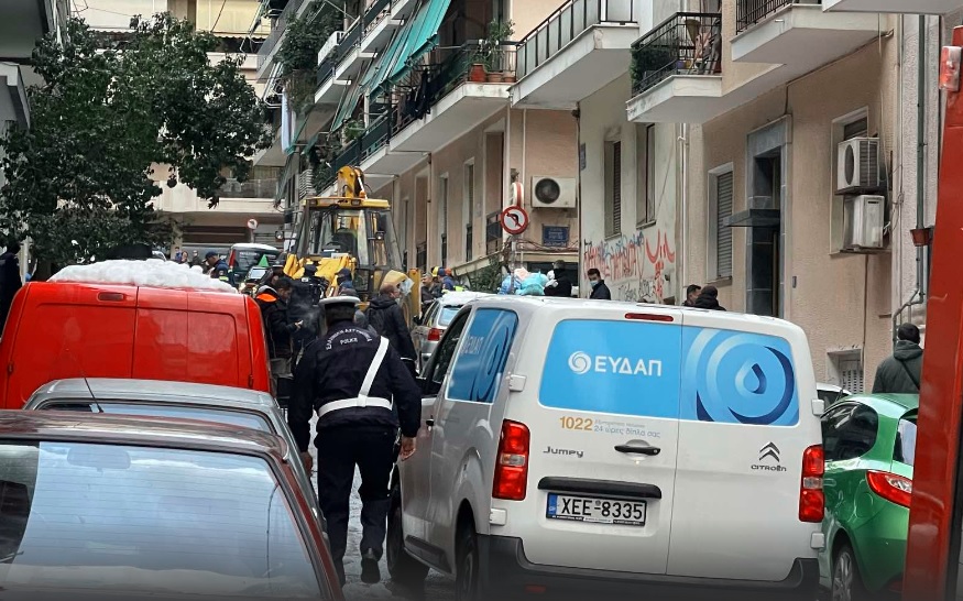 Συναγερμός στη λεωφόρο Μεσογείων λόγω διαρροής φυσικού αερίου