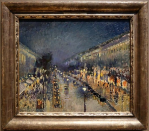 Boulevard Montmartre at Night: O διάσημος πίνακας του Camille Pissarro