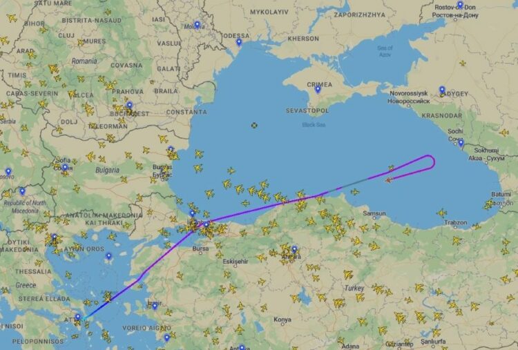 Πτήση της Aegean με προορισμό τη Μόσχα επιστρέφει στην Αθήνα