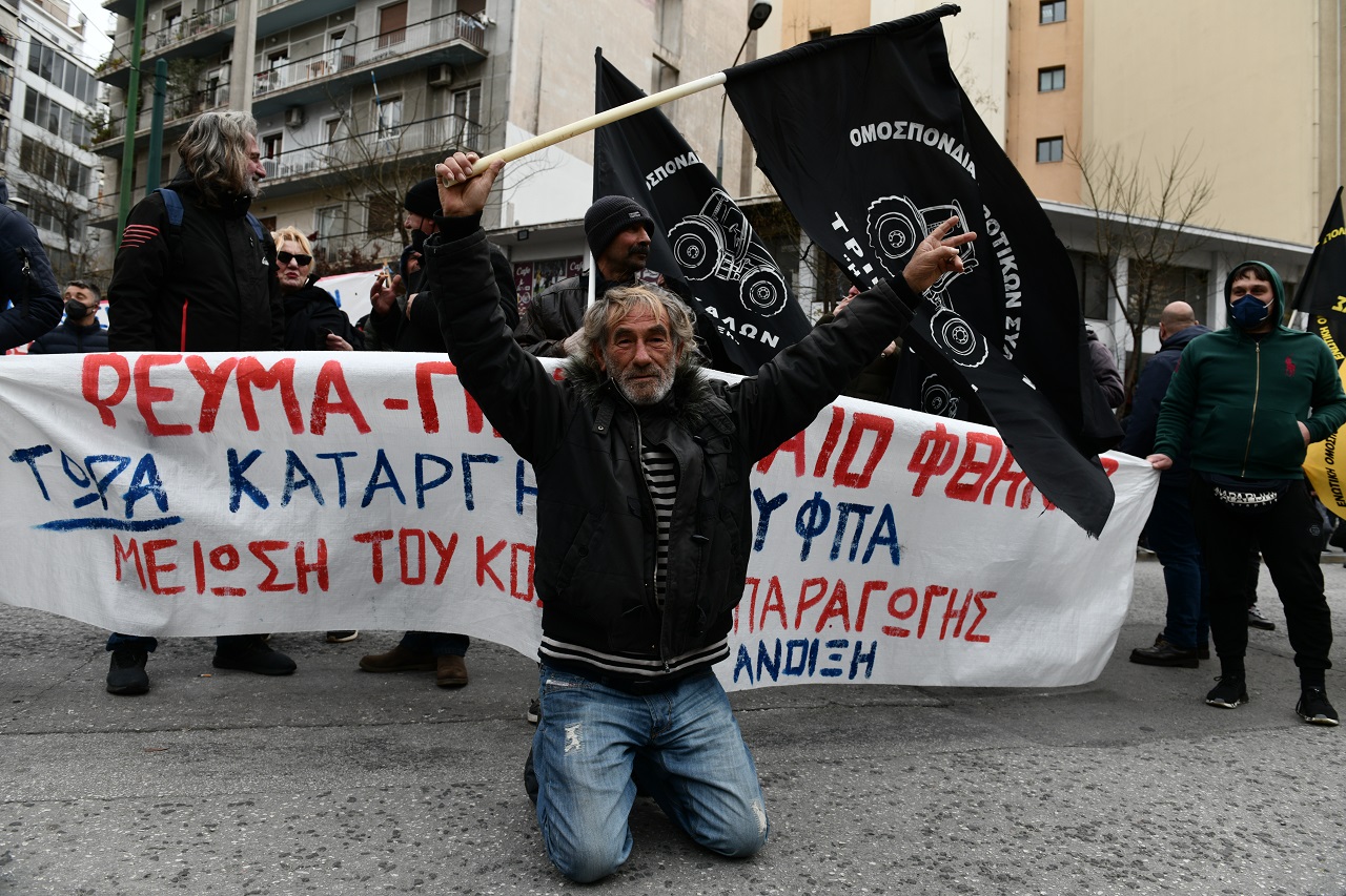 Αγρότες: Σε εξέλιξη το Πανελλαδικό συλλαλητήριο στην Αθήνα