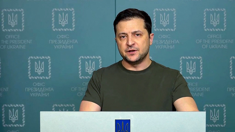 Ομιλία Ζελένσκι στην ελληνική Βουλή στις 7 Απριλίου