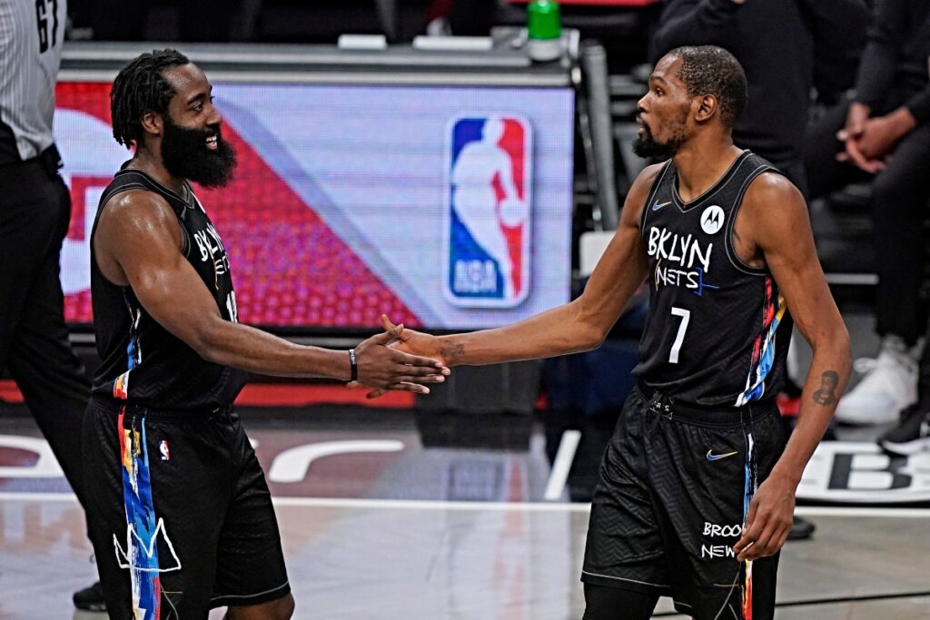 Durant, Harden, AP Best starting 5