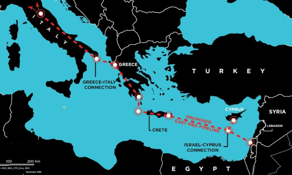 Μεγάλο βήμα για τον East Med: Μπαίνει μπροστά η Ιταλία για την κατασκευή