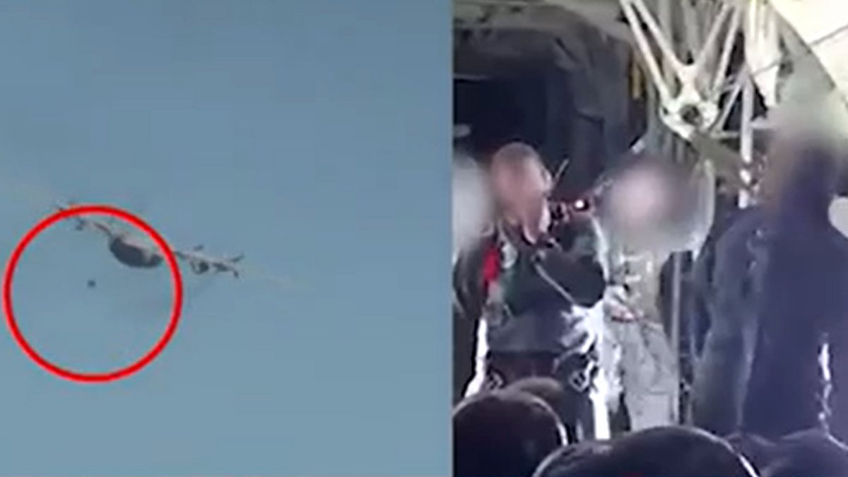 Συγκλονιστικό βίντεο: Αλεξιπτωτιστής κρεμόταν από το αεροπλάνο στα 5.000 πόδια