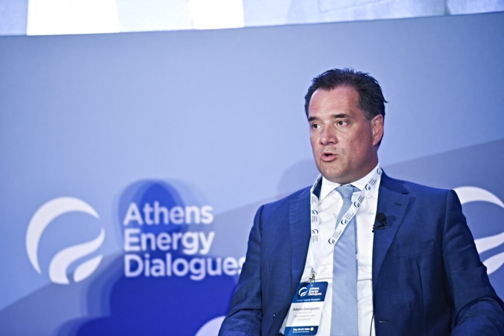 Άδωνις Γεωργιάδης, Yπουργός Ανάπτυξης και Επενδύσεων.