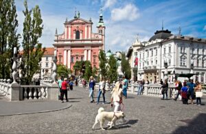 Λιουμπλιάνα, πρωτεύουσα πόλη της Σλοβενίας.