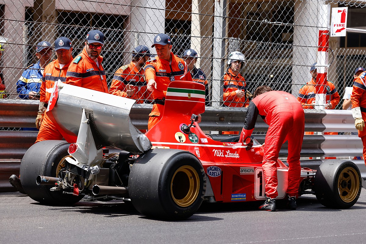 Λεκλέρ: Τράκαρε την ιστορική Ferrari του Νίκι Λάουντα στο Μονακό
