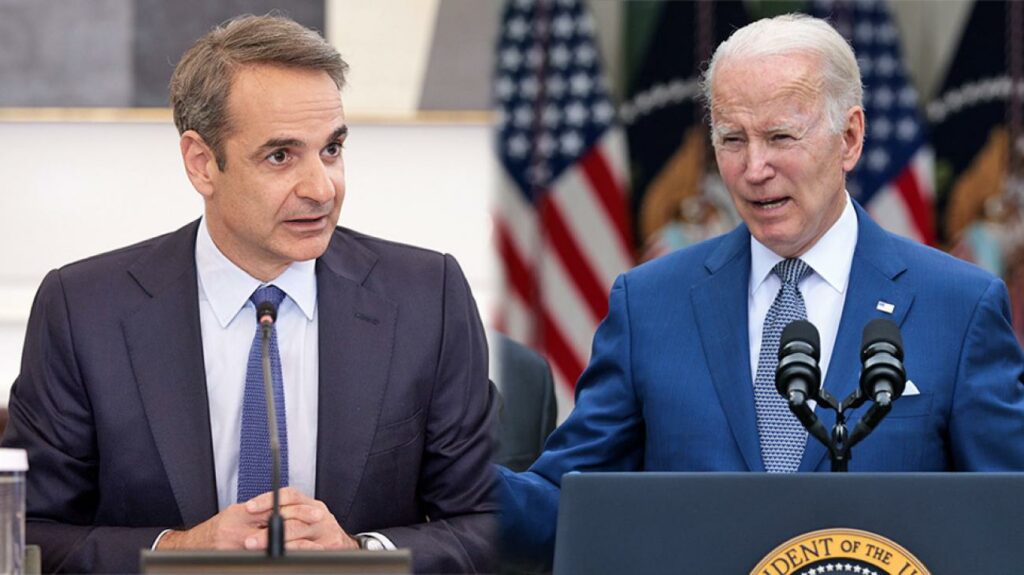 Ξεκίνησε η συνάντηση Μπάιντεν-Μητσοτάκη