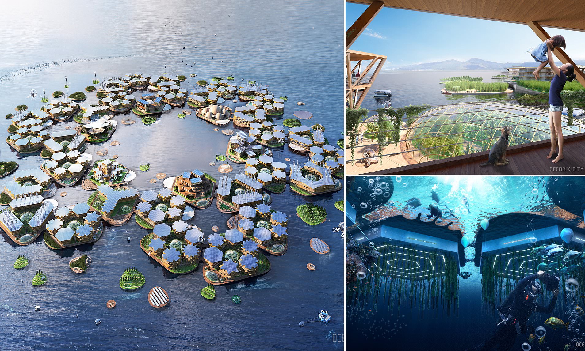 Καινούργιες λεπτομέρειες για την Oceanix Busan, την πρώτη βιώσιμη πλωτή πόλη στον κόσμο