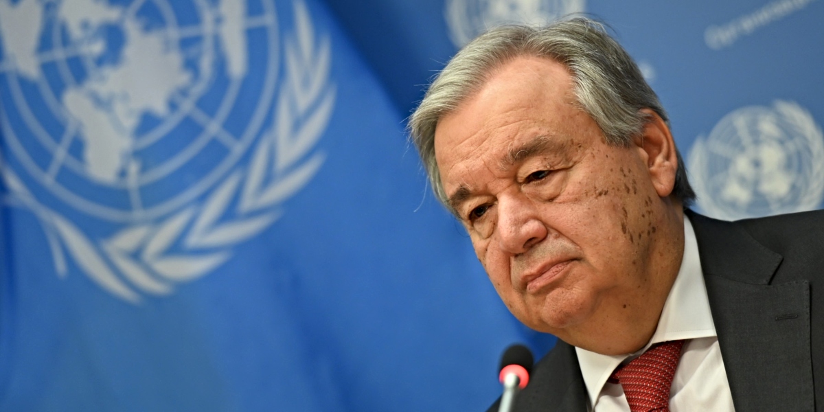 Αντόνιο Γκουτέρες, Γενικός Γραμματέας Οργανισμού Ηνωμένων Εθνών.