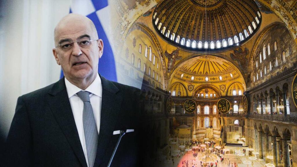 Προκλητική Τουρκία: Κατηγορούν τον Δένδια για επεκτατικές τάσεις μετά από tweet για την Αγία Σοφία