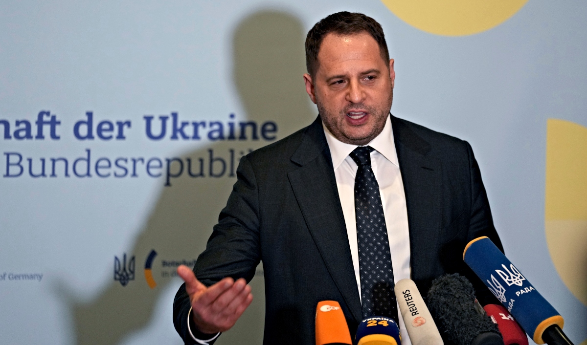 Αντρέι Γιέρμακ, επικεφαλής σύμβουλος του Ουκρανού Προέδρου, Βολοντίμιρ Ζελένσκι.