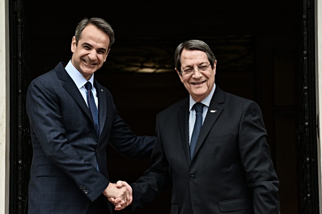 Κυριάκος Μητσοτάκης, Νίκος Αναστασιάδης.