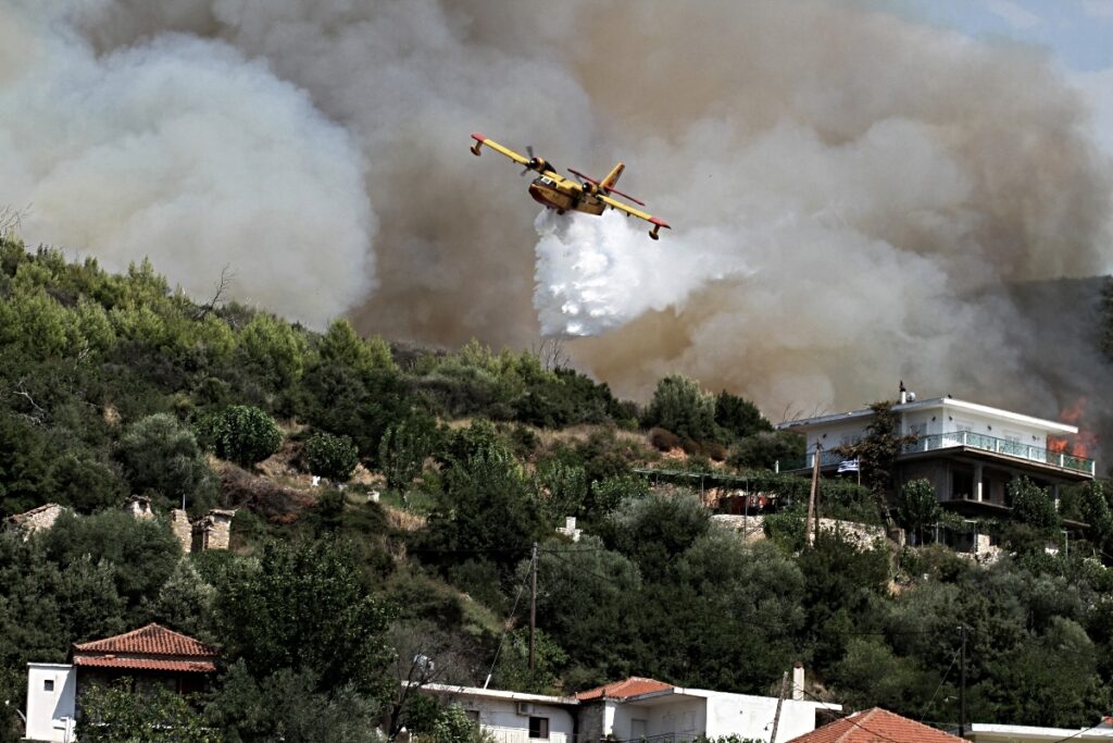 Φωτιά στη Ζαχάρω, φωτογραφία αρχείου.