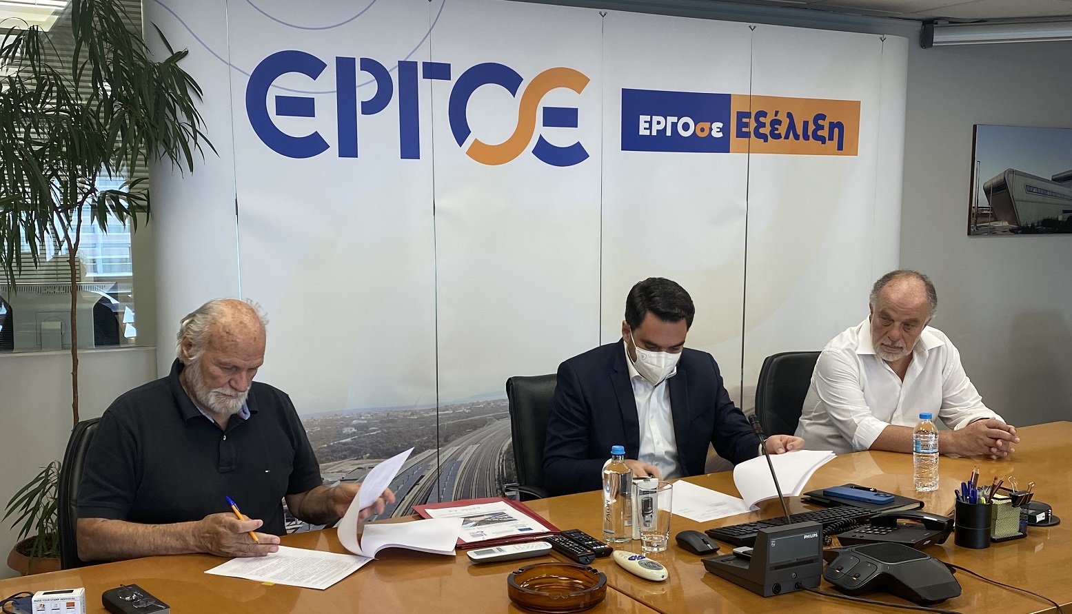 ΕΡΓΟΣΕ: Υπεγράφη η σύμβαση για τη Β΄ φάση ανάπτυξης του Κεντρικού Σιδηροδρομικού Σταθμού Αθηνών