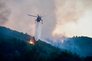 Πτώση ελικοπτέρου στη Σάμο