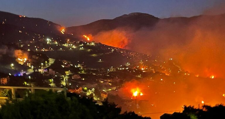 Live Update-Φωτιά στην Πεντέλη: Εκκενώθηκε το Παίδων Πεντέλης- Οι φλόγες έφτασαν στα σπίτια στο Ντράφι-Εκκενώνεται και η Ανθούσα- Δύσκολη νύχτα