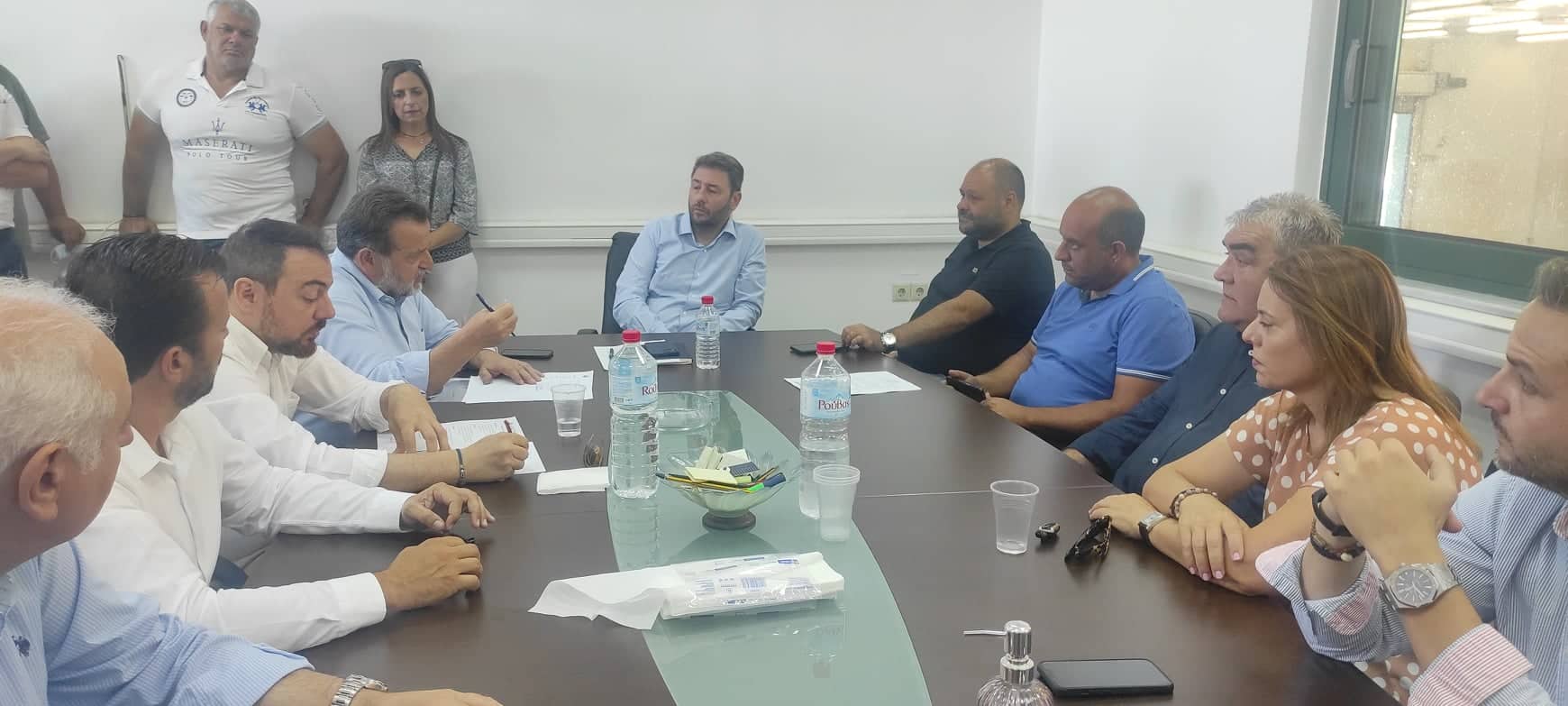 Επίσκεψη Ν. Ανδρουλάκη σε Τυμπάκι και Μοίρες - Στο επίκεντρο τα προβλήματα των παραγωγών