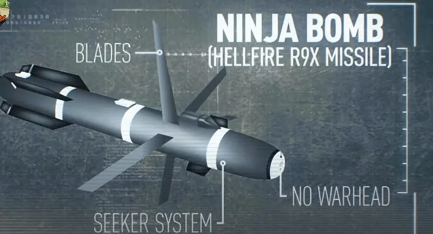 Hellfire R9X: Αυτή είναι η «βόμβα - νίντζα» με την οποία εξολόθρευσαν τον Αλ Ζαουάχρι οι ΗΠΑ