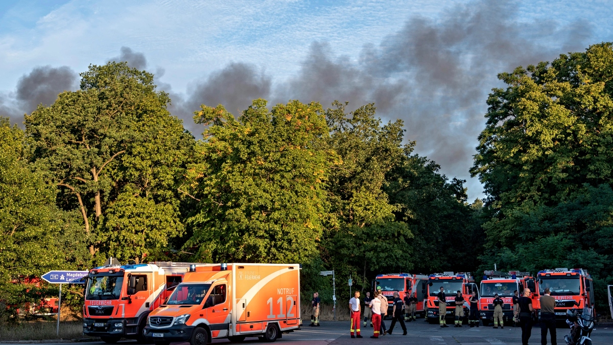 Γερμανία: Δασική πυρκαγιά στο Βερολίνο ύστερα απο έκρηξη σε αποθήκη πυρομαχικών