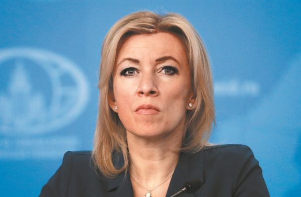 Ο Ζελένσκι απορρίπτει την ειρήνη, δήλωσε η Μαρία Ζαχάροβα