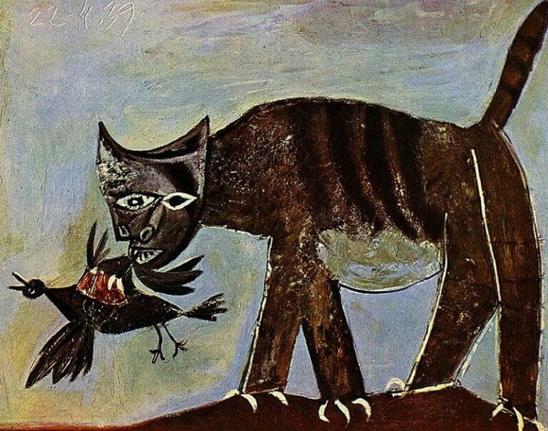 Pablo Picasso, Cat Catching A Bird