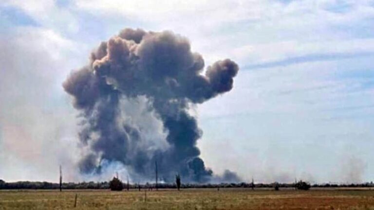 Κριμαία: Πυρκαγιά και έκρηξη πυρομαχικών σε ρωσική στρατιωτική βάση