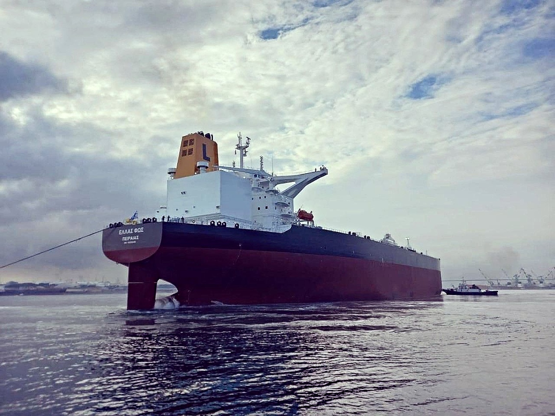 Όμιλος Λάτση: Η Latsco Shipping παρέλαβε το “Ελλάς Φως”, το τρίτο νεότευκτο VLCC δεξαμενόπλοιο