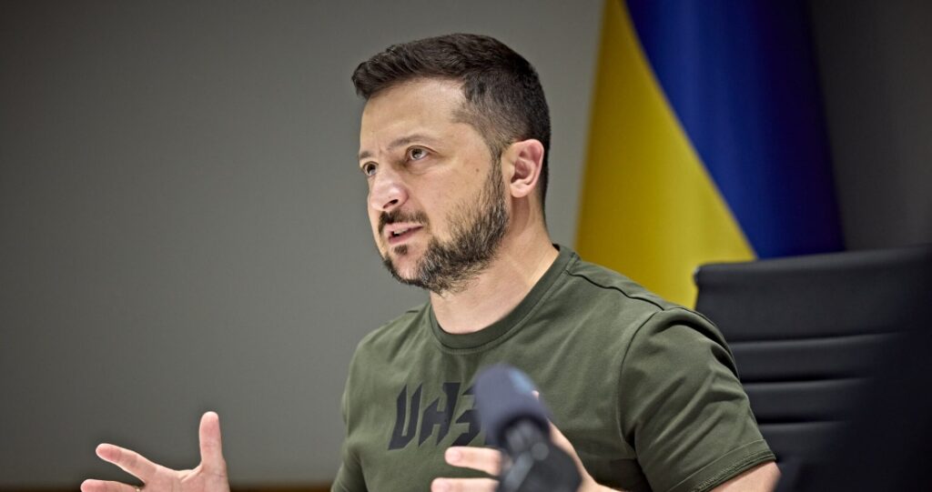 Βολοντίμιρ Ζελένσκι, Πρόεδρος της Ουκρανίας.