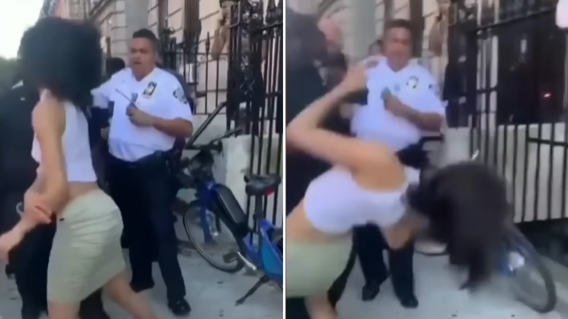 Νέα Υόρκη: Αστυνομικός - μποξέρ γρονθοκόπησε στο πρόσωπο 19χρονη και την έριξε στο πεζοδρόμιο (βίντεο)