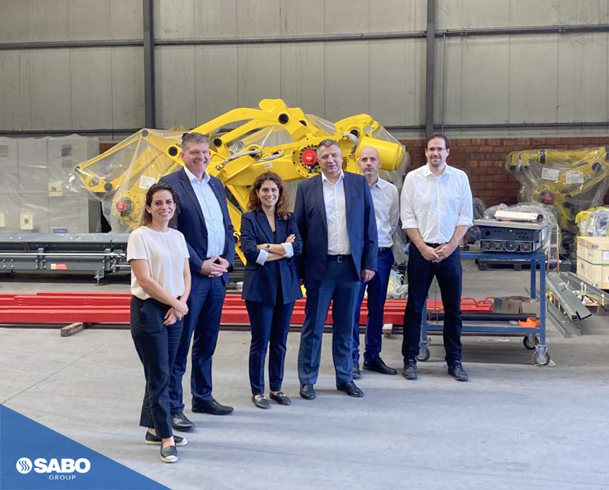SABO: Υψηλόβαθμα στελέχη της FANUC επισκεύφθηκαν τις εγκαταστάσεις της