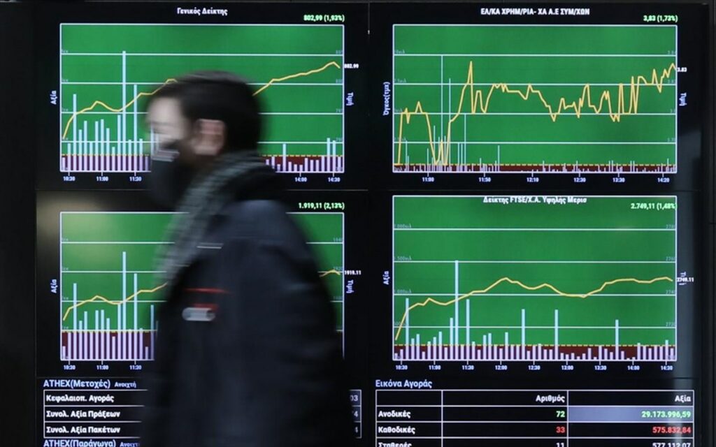 Χρηματιστήριο-Κλείσιμο: Άνοδος 1,24%, στα 62,56 εκατ. ευρώ ο τζίρος
