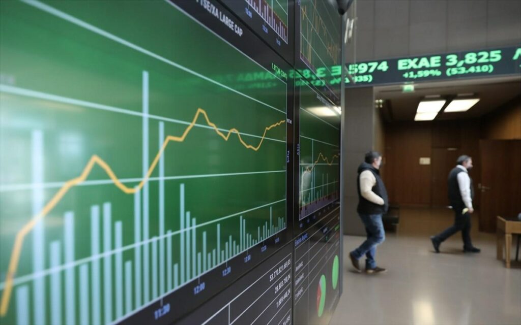 Χρηματιστήριο: Πάνω από τις 900 μονάδες με «μοχλό» τις τράπεζες