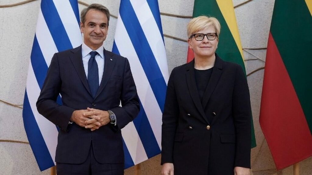 Κυριάκος Μητσοτάκης από Λιθουανία: Η Τουρκία υπονομεύει την σταθερότητα στην Αν. Μεσόγειο