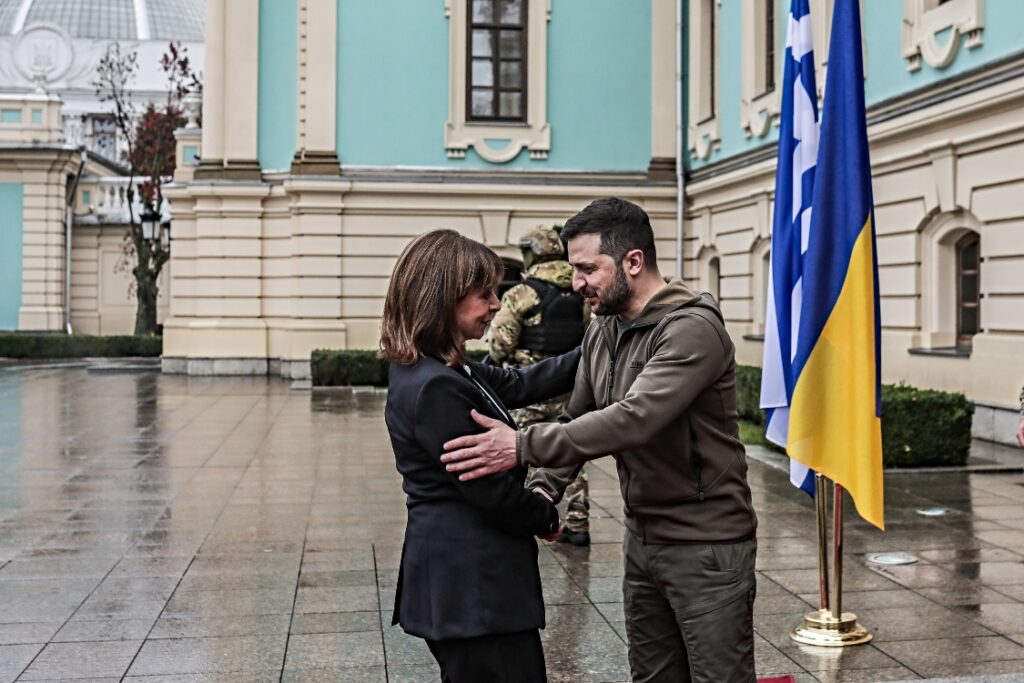Επίσκεψη της Προέδρου της Δημοκρατίας στην Ουκρανία.