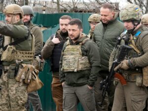Βολοντίμιρ Ζελένσκι:Επισκέφθηκε τη Χερσώνα και μίλησε σε Ουκρανούς στρατιώτες