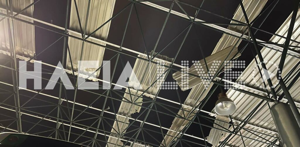 Ηλεία: Ανεμοστρόβιλος ξήλωσε στέγες και προκάλεσε ζημιές