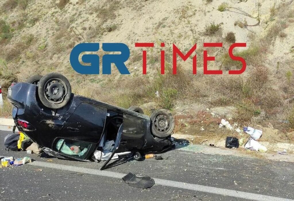 Θεσσαλονίκη - Εγνατία Οδός: Tροχαίο με τέσσερις τραυματίες