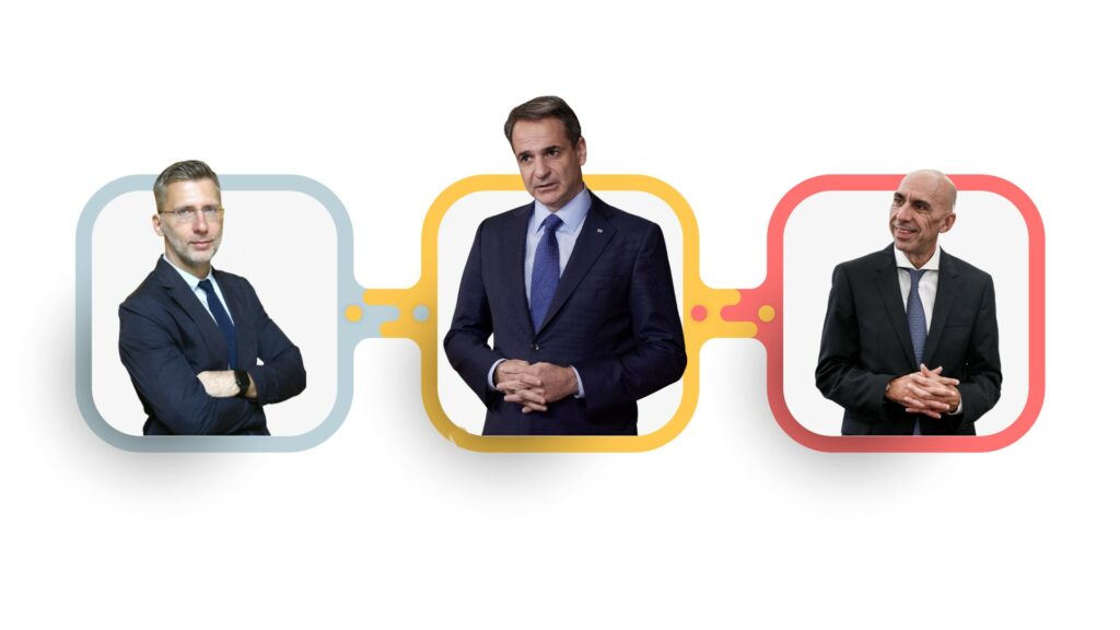 Μαξίμου: Επιχείρηση αναδιάρθρωσης - Σε αυτή την εύθραυστη και επικίνδυνη συγκυρία ο Κυριάκος Μητσοτάκης δίνει κεντρικό ρόλο σε Σκέρτσο και Μπρατάκο, στενούς συνεργάτες τους οποίους εμπιστεύεται και στηρίζει!